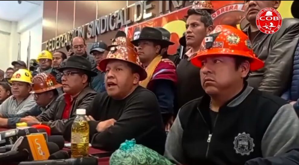 Gran Marcha COB en El Alto contra el Decreto 5503