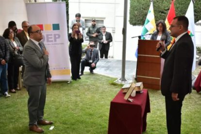 Gustavo Ávila TSE asume presidencia