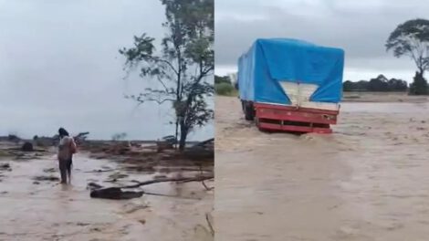 Desborde del río Yapacaní interrumpe el tráfico en la carretera Faja Norte