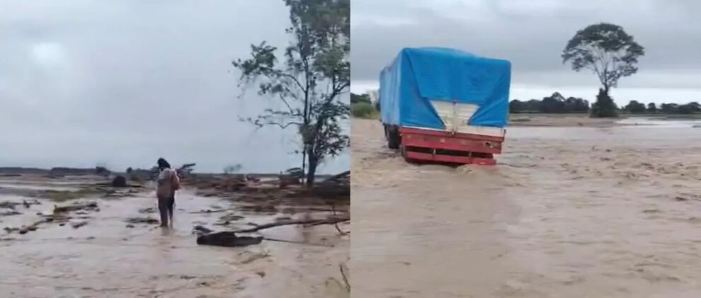 Desborde del río Yapacaní interrumpe el tráfico en la carretera Faja Norte