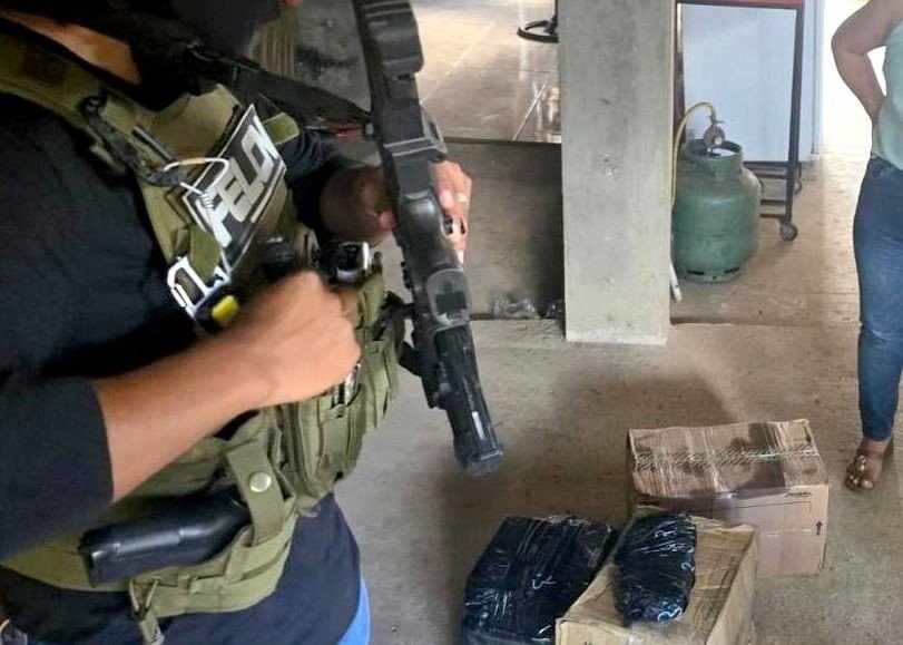 Incautación de cocaína en Puerto Quijarro