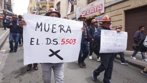 bloqueos en Bolivia