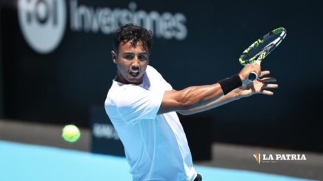 Hugo Dellien en el Abierto de Australia