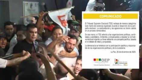 TSE condena agresiones en Santa Cruz
