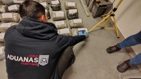 Incautación de marihuana en Chile