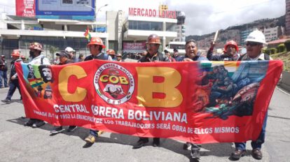 COB protestas Decreto 5503