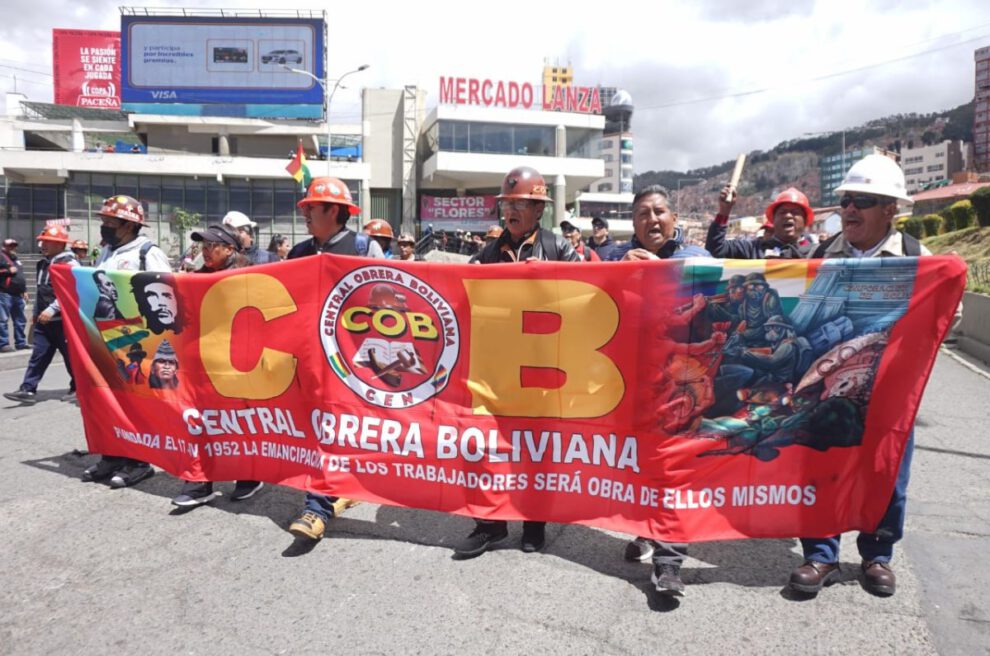 COB protestas Decreto 5503