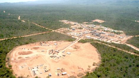 Producción de gas en Bolivia