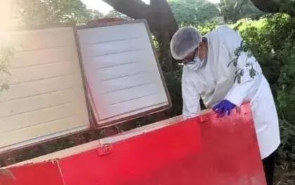 Hallazgo de mujer en freezer en Santa Cruz