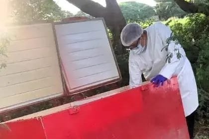 Hallazgo de mujer en freezer en Santa Cruz