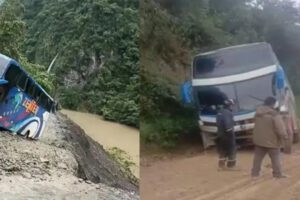 Desastre en rutas a los Yungas por lluvias