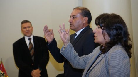 nuevas autoridades del Sernap y APMT