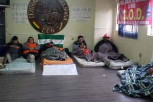 Huelga de hambre contra decreto 5503 en La Paz