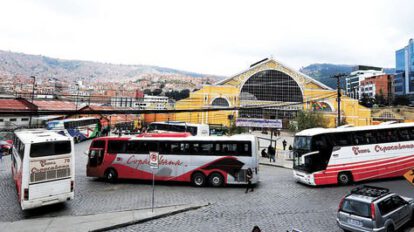 tarifas de transporte interdepartamental en Cochabamba