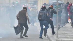 Protestas de la COB en La Paz