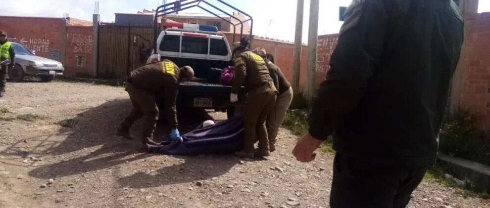 Asfixia mecánica como causa de muerte de mujer hallada en Viacha