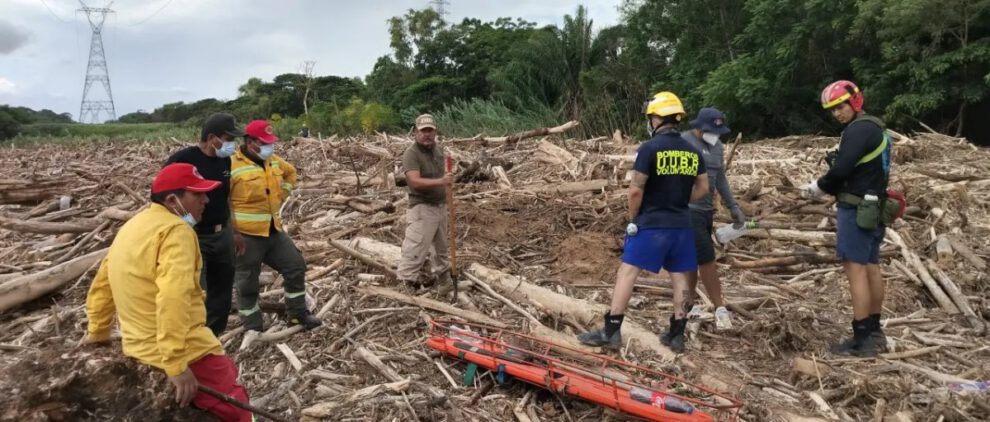 Restos humanos en el río Piraí