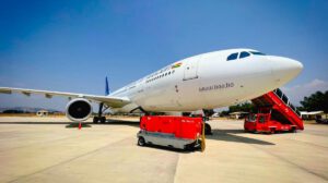 Airbus A330-200 de BoA tras mantenimiento en México