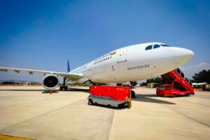 Airbus A330-200 de BoA tras mantenimiento en México