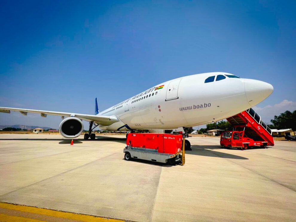 Airbus A330-200 de BoA tras mantenimiento en México