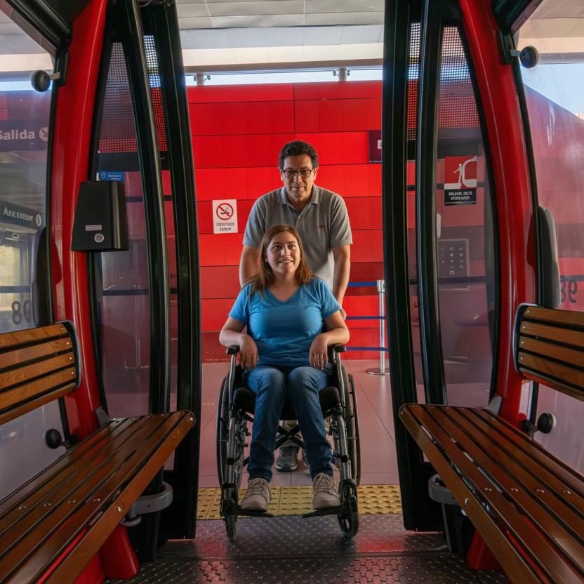 Más de 115 mil personas con discapacidad utilizaron Mi Teleférico