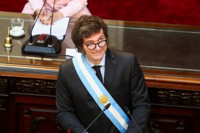 Javier Milei líder influyente en The Telegraph
