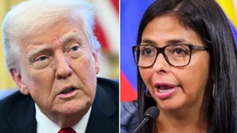 Donald Trump y Delcy Rodríguez advierten sobre consecuencias en Venezuela