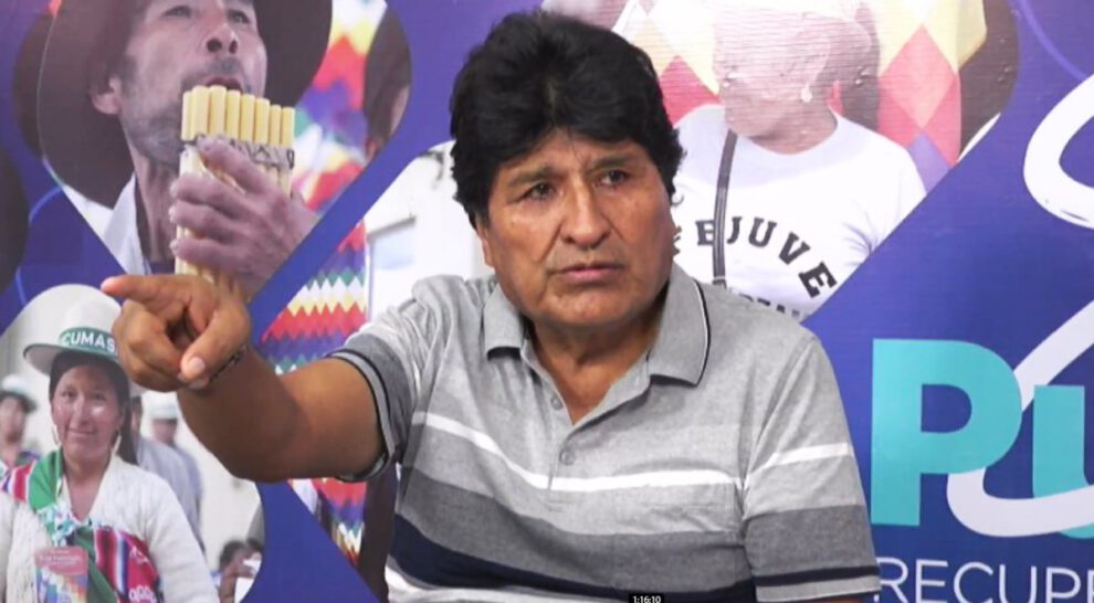 Evo Morales asegura que el gobierno prepara un posible estado de sitio en Bolivia