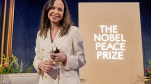 María Corina Machado, líder opositora de Venezuela y Premio Nobel de Paz