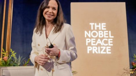 María Corina Machado, líder opositora de Venezuela y Premio Nobel de Paz