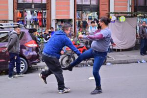Protestas de la COB en La Paz