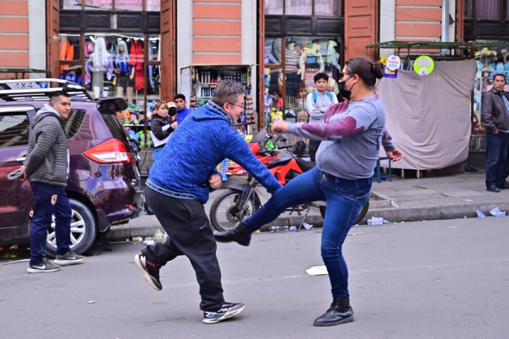 Protestas de la COB en La Paz