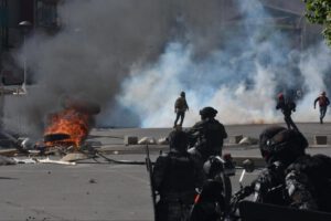 Explosión de dinamita en protestas de COB