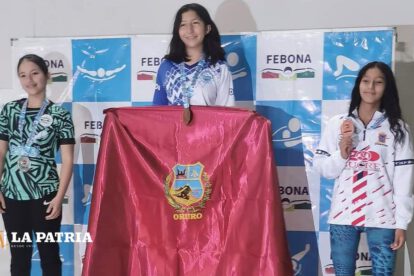 Nadadores orureños destacados en el ranking nacional de natación 2025
