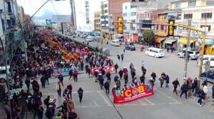 bloqueos de carreteras en El Alto