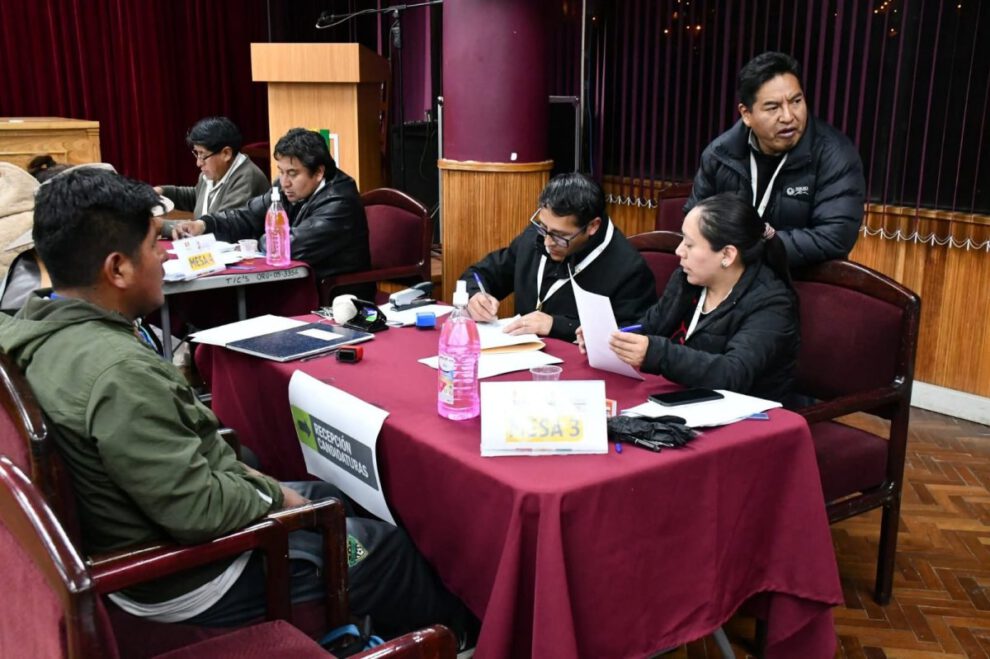Candidaturas inhabilitadas Oruro
