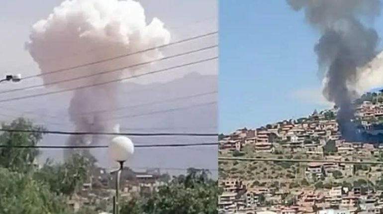 explosión en fábrica de explosivos en Cochabamba