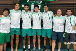 Tenistas de la selección boliviana para la Copa Davis