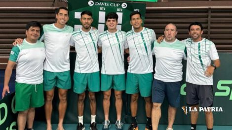 Tenistas de la selección boliviana para la Copa Davis