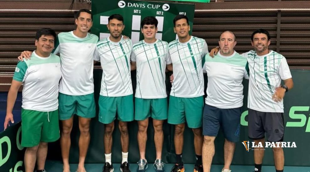 Tenistas de la selección boliviana para la Copa Davis