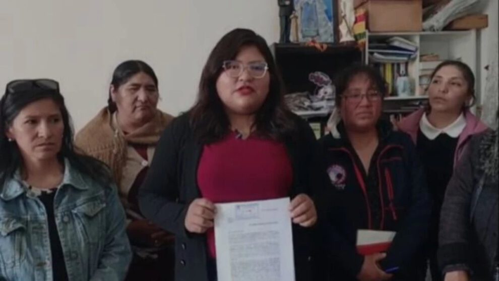 Renuncia de Avigail Molina a la candidatura por la Gobernación de La Paz