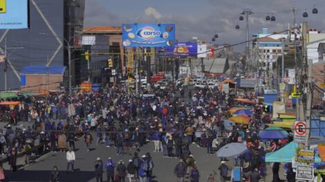 bloqueos en La Paz