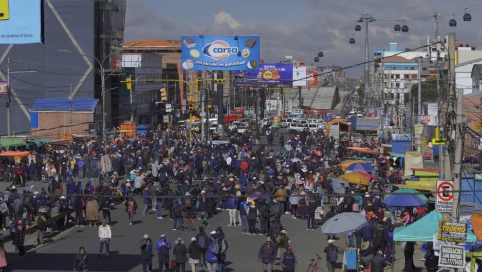 bloqueos en La Paz