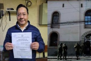 Luis Arce sancionado en cárcel tras ser sorprendido con un celular