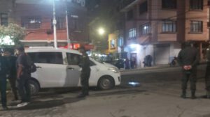 Escena del crimen en Tarija relacionado con el asesinato de Mauricio Aramayo
