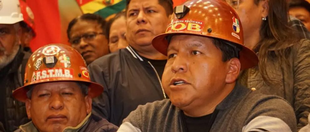 COB estado de emergencia y medidas anunciadas por Mario Argollo