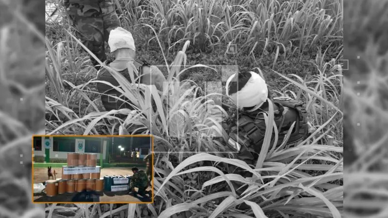 Operativo antidrogas en Villa Tunari