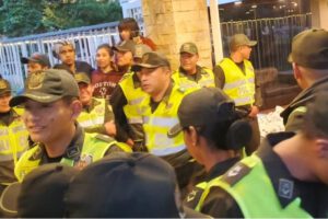 Seguridad en el partido Bolivia-Panamá