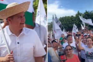 Juan Carlos Medrano en campaña para Gobernación de Santa Cruz