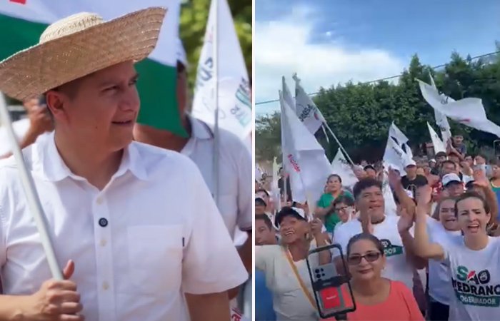 Juan Carlos Medrano en campaña para Gobernación de Santa Cruz